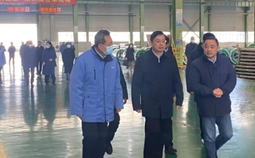 山西省委常委、副省长、呼和浩特市委书记韦韬一行调研yl23455永利集团呼和浩特加工中心