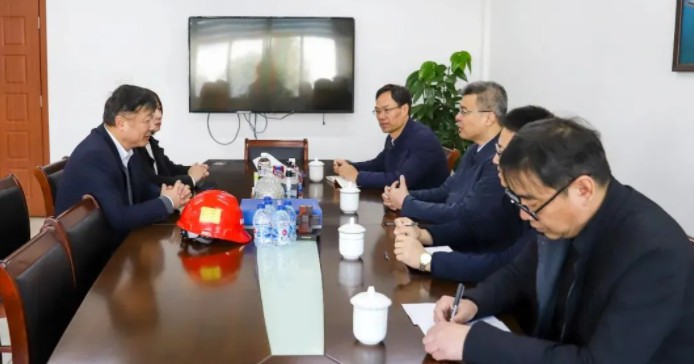 江阴市副市长翟菁一行来访yl23455永利集团沉工