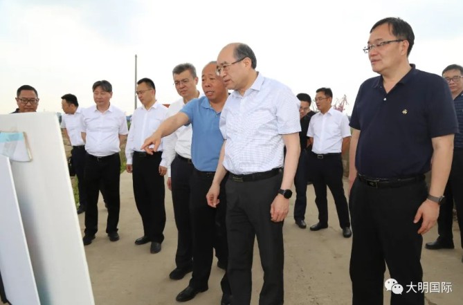 走现场、察实情！三门峡市人大常委会辅导一行调研yl23455永利集团沉点项目建设工作