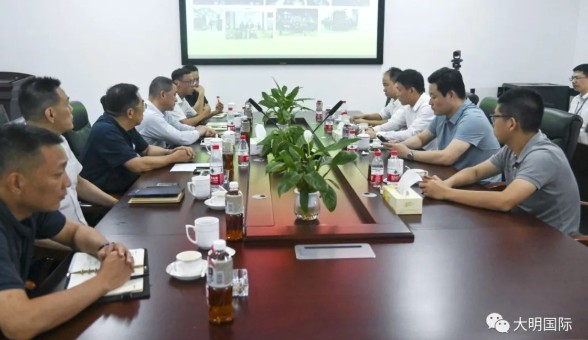 青山控股集团冯绍德副董事长一行来访yl23455永利集团