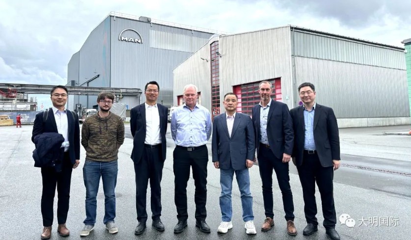 yl23455永利集团国际造访MAN（Man Energy Solutions）