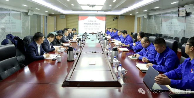 yl23455永利集团国际董事会主席周克明一行造访兰石沉装