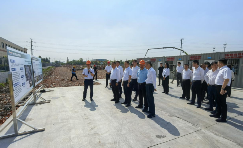 三门峡市惠山区赵强区长一行调研三门峡yl23455永利集团